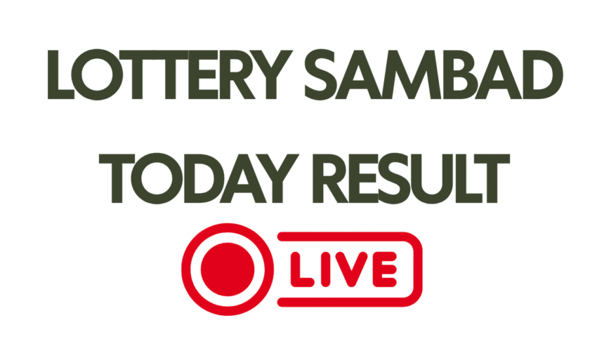 lottery sambad result today live