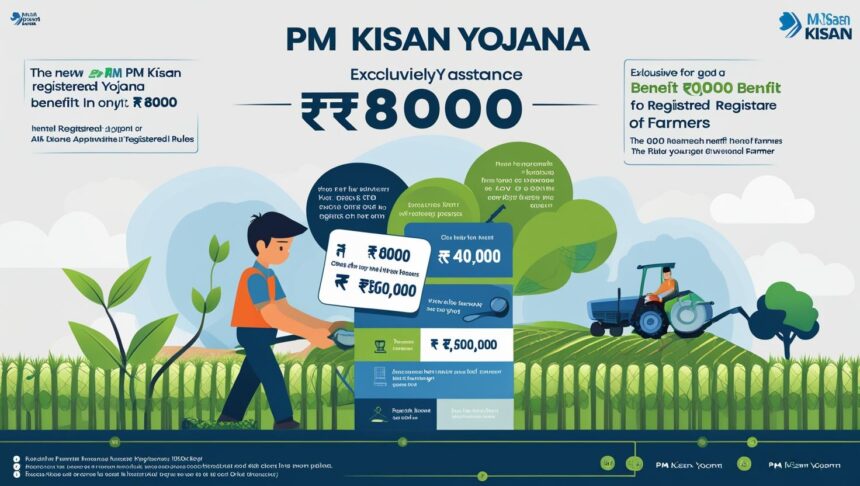 सिर्फ रजिस्टर्ड किसानों को मिलेगा ₹8000 का फायदा! PM Kisan योजना में आए नए नियम, जानिए पूरी डिटेल
